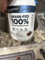 Grass-Fed 100% Whey Protein Isolate - Chocolate Pistachio