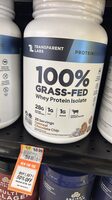 Oatmeal Chocolate Chip 100% Grass-Fed Whey Protein Isolate