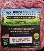 Ground Beef 70% Lean 30% Fat