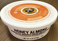 Honey Almond whipped cream cheese spread