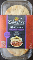 Naan Rounds Caramelized Onion