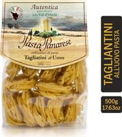 Tagliatini pasta with egg from italy organic