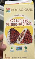 Korean bbq mushroom onigiri