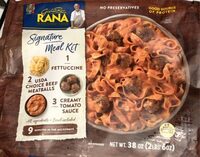 Fettuccine Beef Meatballs
