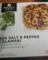 Sea salt and pepper calamari