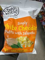 Simply White Cheddar Puffs With Jalapeño
