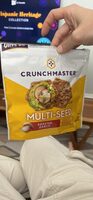 Multi-Seed Roasted Garlic Crunchy, Baked Rice Crackers