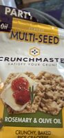 Multi-Seed Crunchmaster Rosemary & Olive Oil Crunchy, Baked Rice Crackers