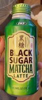 Black sugar matcha latte