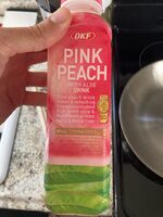 Pink Peach with Aloe Drink
