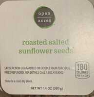 Roasted salted sunflower seeds