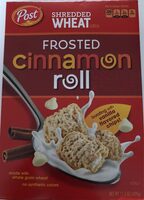 Cereal, frosted cinnamon roll, vanilla