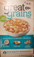Cereal, coconut almond crunch