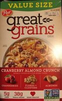 Great Grains Cereal Cranberry Almond Crunch