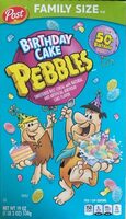 Birthday cake pebbles