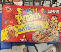 Fruity pebbles instant oatmeal