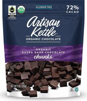 Organic extra dark chocolate chunks