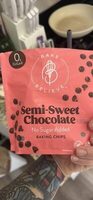 Semi-Sweet Chocolate No Sugar Added Baking Chips