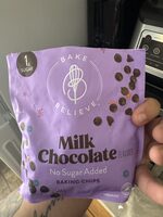 Milk Chocolate Flavor No Sugar Added Baking Chips