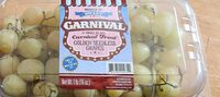 Sweet, carnival, golden, seedless grapes