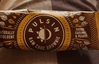 Salted Caramel & Peanut Raw Choc Brownie