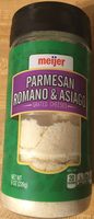 Parmesan Romano & Asiago Grated Cheeses