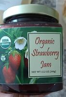 Organic strawberry jam