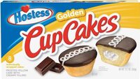 Frosted Golden Cake with creamy filling
