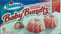 Strawberry Cheescake Baby Bundts