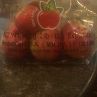 Crisp sweet miniature apples