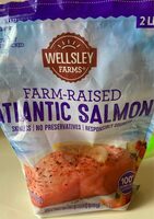 Farm raised atlantic salmon