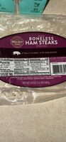 Hardwood smoked boneless ham steaks, hardwood smoked