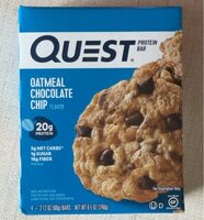 Protein Bar, Oatmeal Chocolate Chip