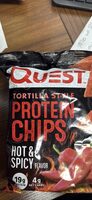 Tortilla Style Protein Chips Hot & Spicy