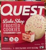 Bake Shop Frosted Cookies Strawberry Cake