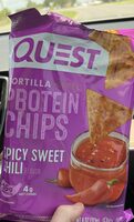 Tortilla style protein chips