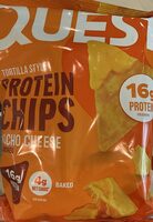 Tortilla Style Protein Chips Nacho Cheese