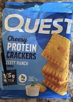 Cheesy Protein Crackers Zesty Ranch