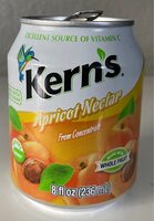 Apricot nectar from concentrate