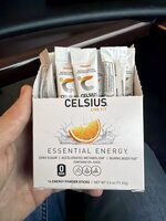 Orange onthego powder stick packs