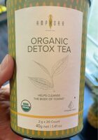 Organic detox tea
