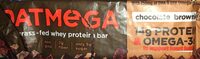 Grass-fed whey protein bar, chocolate brownie