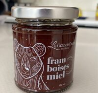 Confiture framboise et miel