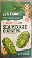 Ginger sesame sea veggie burgers
