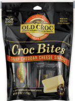 Croc Bites Sharp Cheddar Cheese Snacks