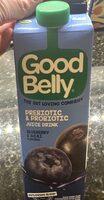 Goodbelly probiotic juice drink blueberry acai flavor