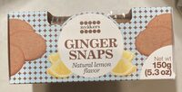 Biscuits au gingembre citron
