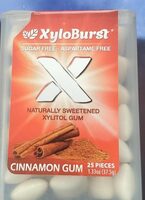 Xyloburst, Xylitol Gum, Cinnamon