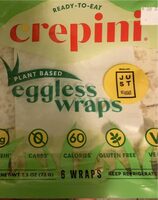 Plant-based eggless wraps