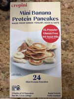 Mini Banana Protein Pancakes